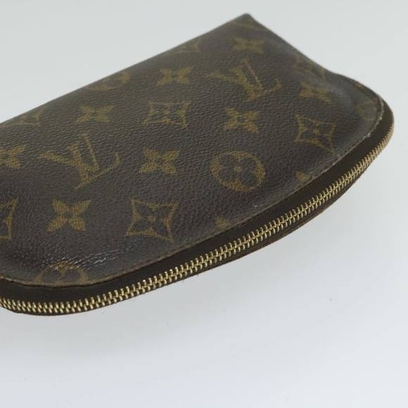 LOUIS VUITTON Monogram Pochette Cosmetic PM Cosmetic Pouch M47515 LV Auth 63417 - Picture 5 of 16